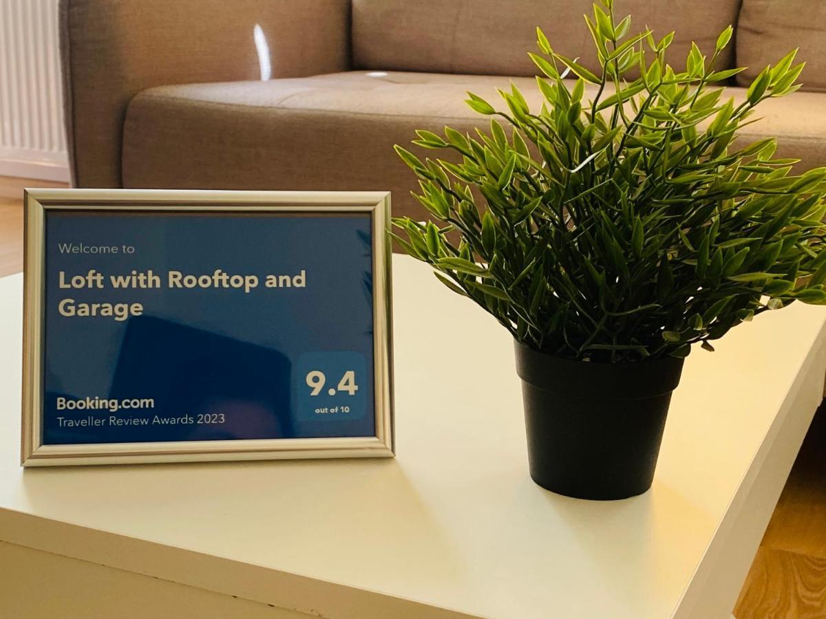 Loft With Rooftop And Free Parking In Garage Apartament
